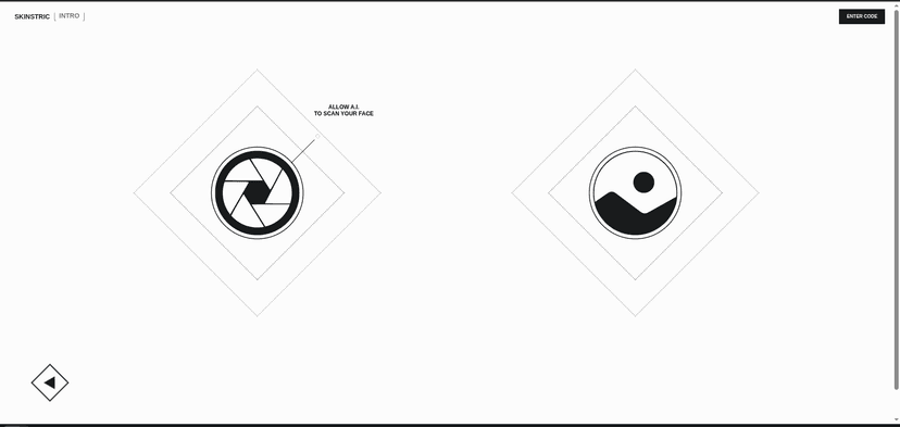 Camera upload interface