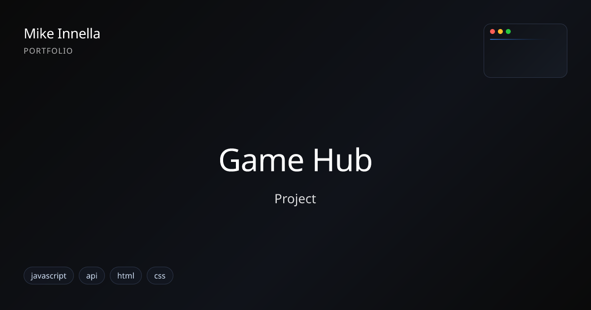 Game Hub thumbnail