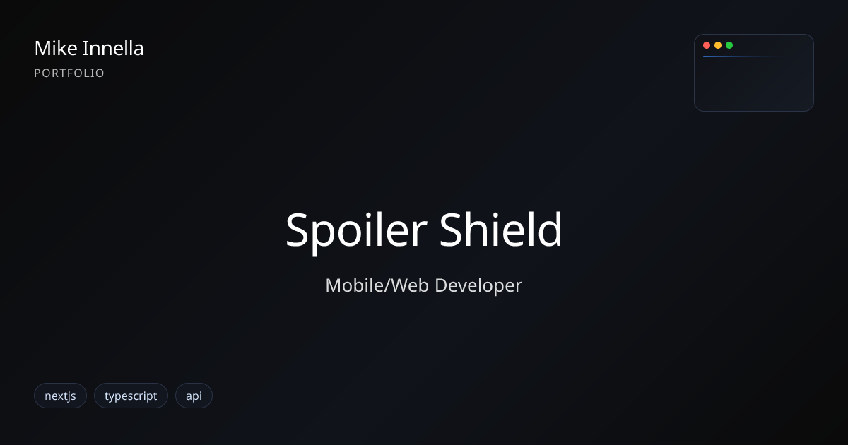 Spoiler Shield thumbnail